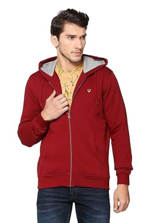 ALS Men’s Cotton Hooded Neck Sweatshirt