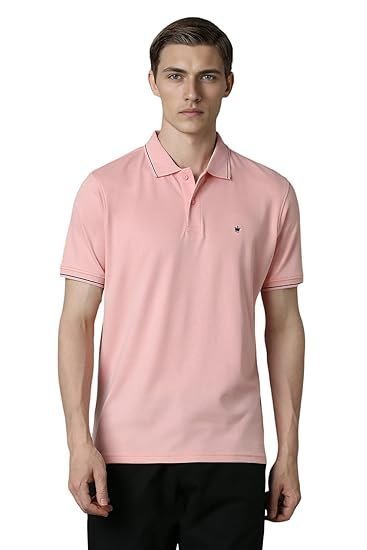 LP Men's Solid Regular Fit T-Shirt